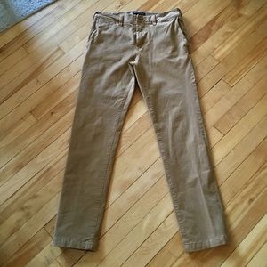 American Eagle AE slim chino khaki tan pant cotton